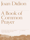Cover image for A Book of Common Prayer
